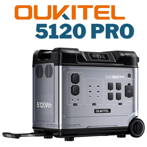 OUKITEL P5000: Estación de Energía Solar (5120 Wh / 3600 W)